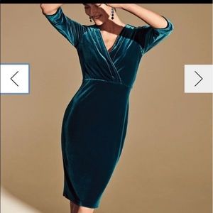 badgley mischka collection velvet cocktail dress